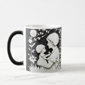 Mothers Day Grandma Coffee Mug Verwandlungstasse (Links)