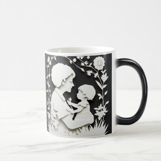 Mothers Day Grandma Coffee Mug Verwandlungstasse (Rechts)