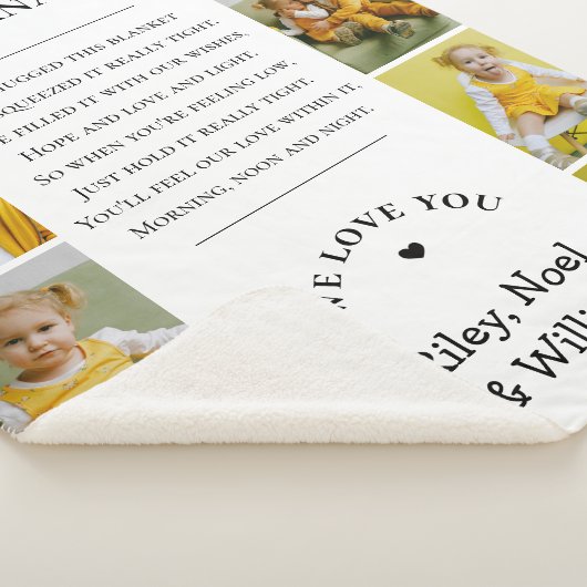 Mother's Day Grandma Grammy Nana from Grandkids Sherpadecke (3/4)