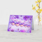 Mother's Day Heart's & Daisey's Karte (Gelbe Blume)