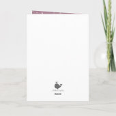 Mother's Day Lavender Karte (Rückseite)