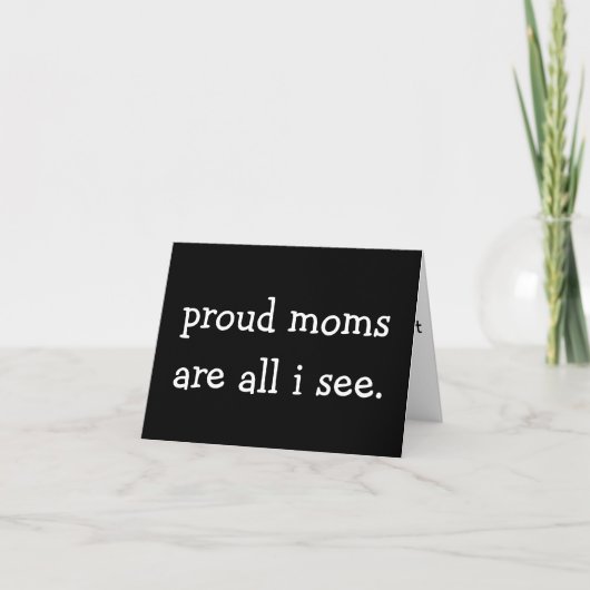 mother's day letdown card karte (Vorderseite)