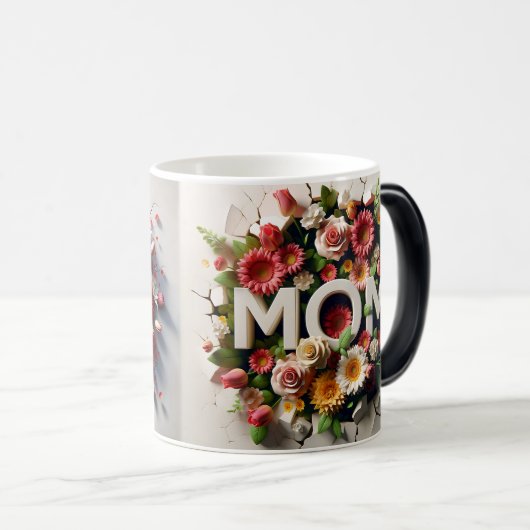 Mothers Day LOVE 3 D Verwandlungstasse (VorderseiteRechts)