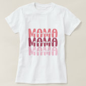 Mother's Day, Mama pink, Mama shirt (Design vorne)