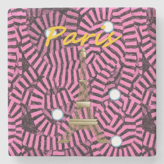 Mother's Day Marble Stone Untersetzer Paris, Frank (Vorderseite)