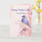 Mother's Day Mom Bible Scripture Bluebirds Flowers Karte (Gelbe Blume)