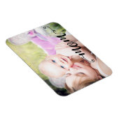 Mother's Day Mom Custom Foto von Personalized Gift Magnet (Rechte Seite)