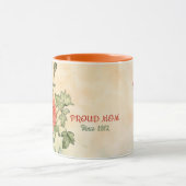 Mother's Day Mug Text "MOM" "Since 1972" Tasse (Zentrum)