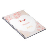 Mother's Day Pastel-Toned Notebook with Sentimenta Notizblock (Rechte Seite)
