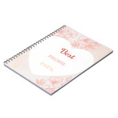 Mother's Day Pastel-Toned Notebook with Sentimenta Notizblock (Linke Seite)