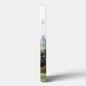 Mothers Day Photo gray text iPhone Case (Rückseite / Links)