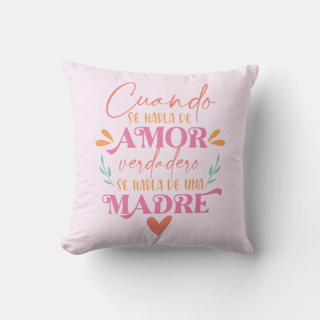 Mothers day pillow kissen (Vorderseite)