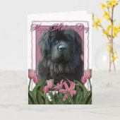 Mothers Day - Pink Tulips - Newfoundland Karte (Gelbe Blume)