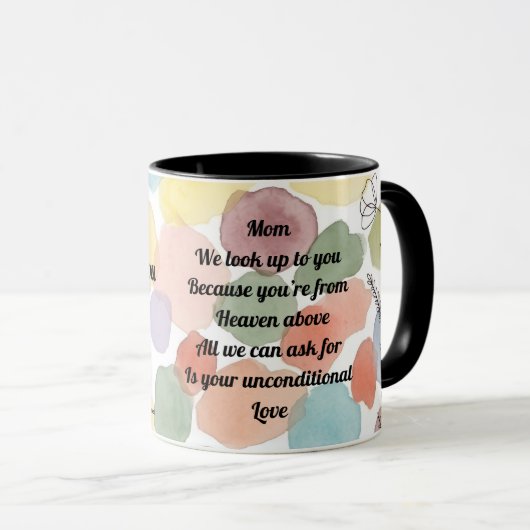 Mother's Day Poem Tasse (VorderseiteRechts)