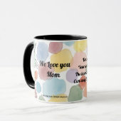 Mother's Day Poem Tasse (Vorderseite Links)