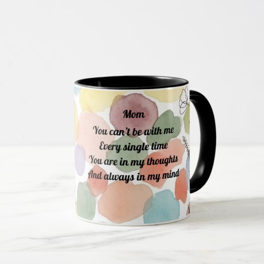 Mother's Day Poem Tasse (VorderseiteRechts)