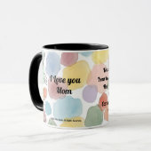 Mother's Day Poem Tasse (Vorderseite Links)