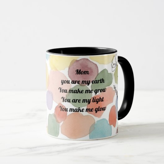 Mother's Day Poem Tasse (VorderseiteRechts)