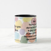 Mother's Day Poem Tasse (Zentrum)