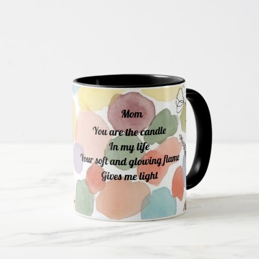 Mother's Day Poem Tasse (VorderseiteRechts)