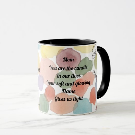 Mother's Day Poem Tasse (VorderseiteRechts)