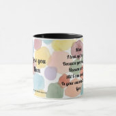 Mother's Day Poem Tasse (Zentrum)