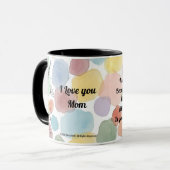 Mother's Day Poem Tasse (Vorderseite Links)