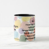 Mother's Day Poem Tasse (Zentrum)