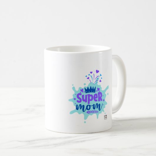 Mother's Day - Super Mom Kaffeetasse (VorderseiteRechts)