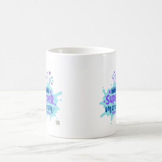 Mother's Day - Super Mom Kaffeetasse (Mittel)