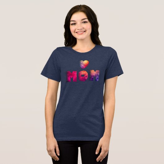 mothers day Tri-Blend shirt (Vorderseite voll)
