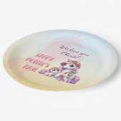 Mother's Day Unicorn-Themed Party Pappteller (Schrägansicht)