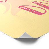 Mother's Day Unicorn-Themed Party Poster (Ecke)