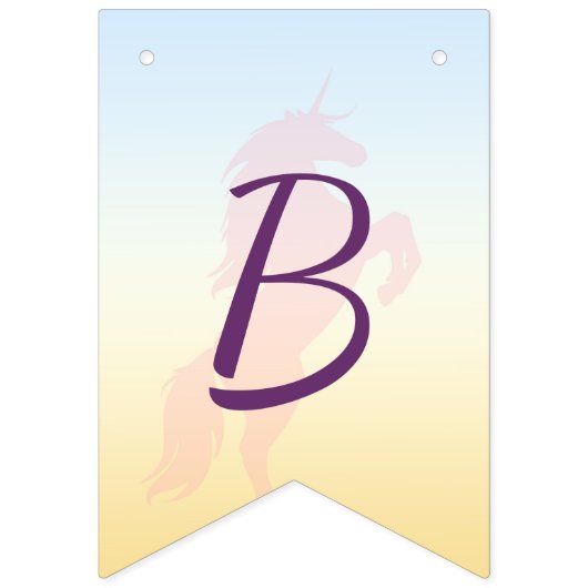 Mother's Day Unicorn-Themed Party Wimpelkette (Zweite Fahne)