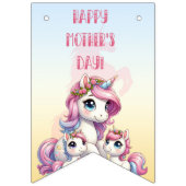 Mother's Day Unicorn-Themed Party Wimpelkette (Erste Fahne)
