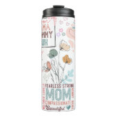 Mother's Day What Make a Mom Quotes Thermosbecher (Vorderseite)