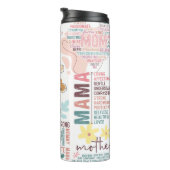 Mother's Day What Make a Mom Quotes Thermosbecher (Nach rechts gedreht)