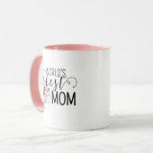 Mother's Day World's BEST Mom Coffee Mug Tasse (Vorderseite Links)