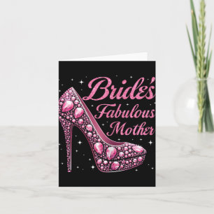 Mother's Fabulous Bride Happy Wedding Verheiratet Karte