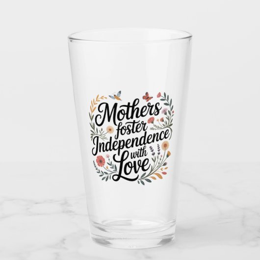 Mothers Foster Independence With Love Glas (Vorderseite)