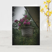 "Mother's Geraniums" Get Well Card Karte (Gelbe Blume)