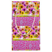 Mother's Gift Bag Bumblebee Kleine Geschenktüte (Rückseite)