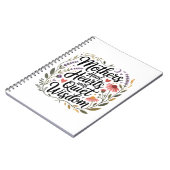 Mothers Heal Hearts With Quiet Wisdom Notizblock (Linke Seite)