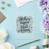 Mothers Inspire With Silent Actions Acryleinladungen (In Situ (Hochzeit))