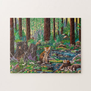 "Mother's Liebe" Fox Puzzle