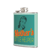 Mother's Little Helper Retro-Farben Flachmann (Links)