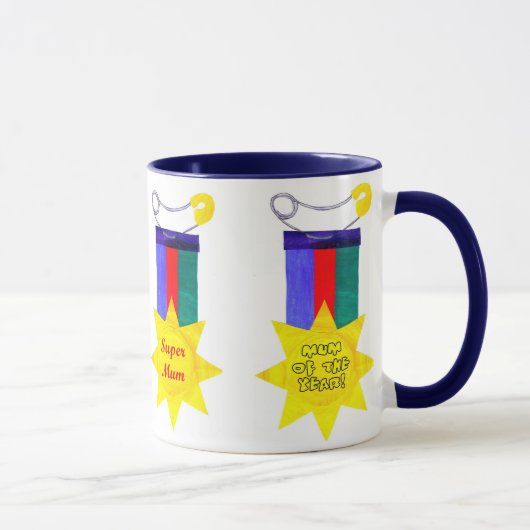 "Mother's Medals" Ringer-Tasse Tasse (Rechts)