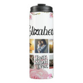 Mothers Modern Family Foto Collage Thermosbecher (Vorderseite)