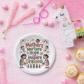 Mothers Nurture Hope And Inspire Dreams Pappteller (Party)