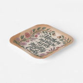 Mothers Nurture Seeds Into Mighty Oaks Pappteller (Gewinkelt)